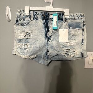 KanCan Distressed Denim Shorts XL